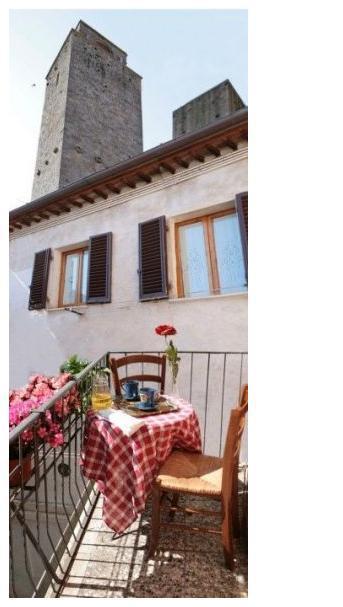 La Torre Useppi Apartment San Gimignano Bagian luar foto